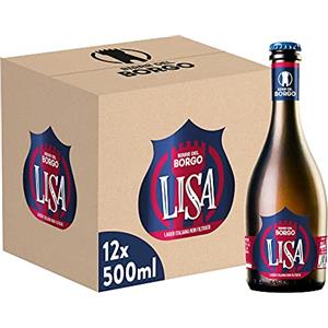 Birra Del Borgo Lisa, Birra Bottiglia - Pacco da 12x50cl