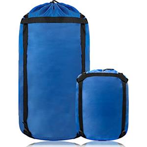 YINXN Sacco a pelo a compressione, 46 l, leggero, impermeabile, compatto, in nylon, per campeggio, escursionismo, viaggi, zaino in spalla