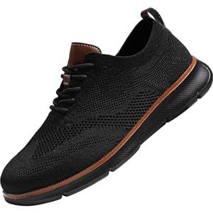 Generisch Breeze Urban Uomo Traspirante Tessuto Maglia Scarpe Stringate Formale Moderno Classico Tempo Libero Wearbreeze Casual Da Barca