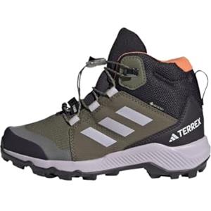 adidas Terrex Mid Gore-Tex Hiking Shoes, Scarpe da Trekking, Olive Strata/Silver Dawn/Amber, 38 EU