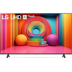 LG UHD 65'', Serie UR75, Smart TV 4K, 65UR75006LK, Processore α5 Gen6, HDR10 Pro, Filmmaker Mode, Game Optimizer, Wi-Fi, webOS 23, Alexa, Sports Portal, 3 HDMI, 2 USB