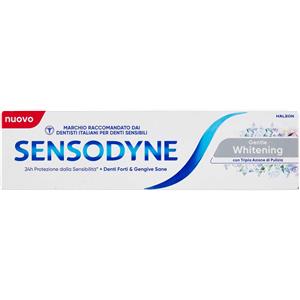 Sensodyne Gentle Whitening Dentifricio Sbiancante per Denti Sensibili - 75 ml, Protezione 24h e Denti Forti