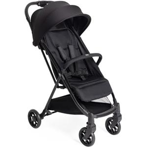 Chicco Urbino, Passeggino 0+ Mesi-22 Kg, Passeggino Leggero con Chiusura Smart e Compatta, Capotte Estensibile con Trattamenti UV50+ Antipioggia, Schienale Reclinabile e Regolabile, Poggiagambe, Nero