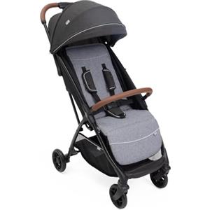 Chicco Glee Passeggino Leggero, Pratico E Leggero, Chiusura Automatica, Seduta Ampia E Confortevole, Ruote Di Alta Qualità, Schienale Regolabile, Cappottina Parasole, Fino a 22 Kg, Grigio