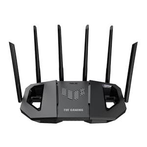 ASUS TUF Gaming BE6500 Dual Band WiFi 7 Router, WiFi 7 802.11be, 2.5Gbps port, Mobile Game Mode, Mesh WiFi support, Gear Accelerator, Adaptive QoS, Port Forwarding, Mobile Tethering