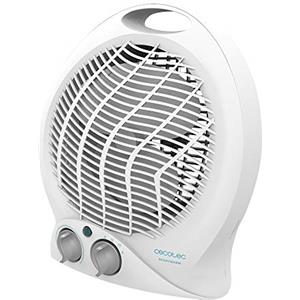 Cecotec Ready Warm 9790 Force, riscaldamento elettrico da bagno, a basso consumo, 2000 W, termostato regolabile, 3 modalità di funzionamento, silenzioso, sistema di sicurezza, 15 m2 (Force, Bianco)