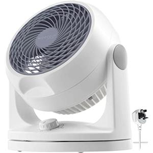 Iris Ohyama Woozoo, 23㎡, Ventilatore da Tavolo, Ventilatore da Scrivania, Bianco, Oscillazione, Silenzioso, Portatile, Per Camera Da Letto, Soggiorno, Circolatore d'Aria, Raffreddamento, Potente, PCF-HD18