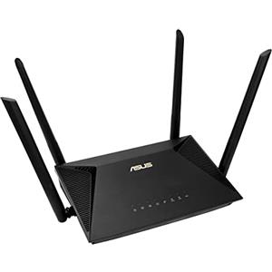 ASUS RT-AX53U AX1800 Router Estendibile con Mobile Tethering, Alternativa ai Router 4G 5G, WiFi 6, Connessione Veloce, Facile Configurazione, Protezione Internet Integrata Aggiornamenti Illimitati