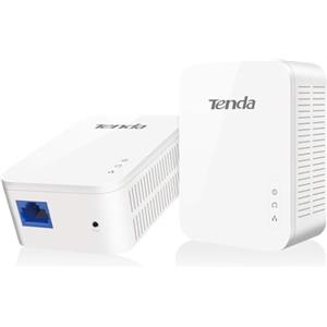 Tenda PH3 Kit Powerline, AV1000 Powerline Adapter, 1 Porta Gigabit, Plug and Play, HomePlug AV2, Adatto Per Telecamera, IPTV, Xbox