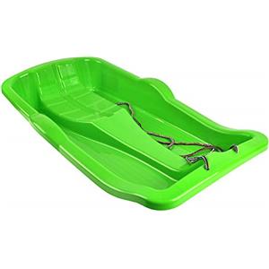 Marmat Slittino per bambini BOB MINIBOB plastica slittino UFO 5 colori divertimento neve (verde)