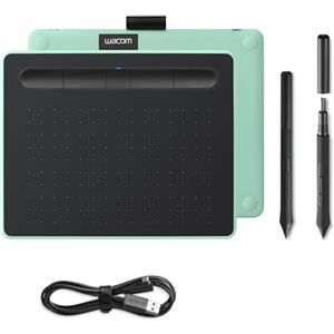 Wacom Intuos S Tavoletta Grafica Bluetooth Pistacchio con Penna per Dipingere, Disegnare ed Editare Foto con 2 Software Creativi Inclusi da Scaricare - Adatta per l'Home Office e l'E-Learning