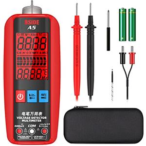 BSIDE Multimetro digitale intelligente Grande schermo 3 Risultati Display Amperometro automatico Tester multifunzione Misure Tensione AC DC Corrente Cap Ohm Hz Diodo Filo vivo Temperatura NCV VFC