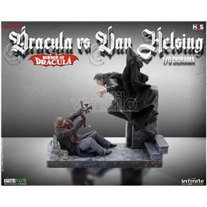 Infinite Statue Diorama Horror di Dracula 1/6 - Dracula Vs Van Helsing in Resina