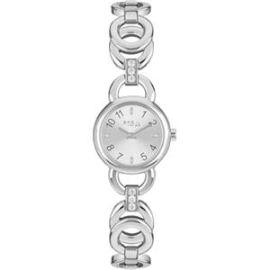 Breil, Collezione Alya, Orologio Donna in Acciaio, Bracciale a Maglie Tonde Intrecciate, Quadrante Rotondo Minimal, Impreziosito da Cristalli, Cassa 26mm, Chiusura a Gioiello