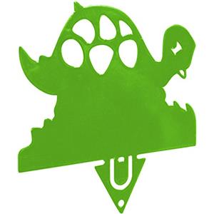 Alubox 98ZZINOTARTARUGAVE Porta Spirale Antizanzare da Piantare Tartaruga, Verde