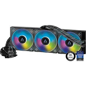 ARCTIC Liquid Freezer II 420 A-RGB Sistema di Raffreddamento PC Dissipatore Liquido ad Acqua per CPU AIO con A-RGB, pompa controllata PWM, velocità della ventola: 200-1900 RPM, LGA1700 compatibile