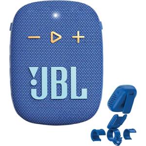 JBL Box Wind 3S - Mini Cassa Bluetooth Bass Boost di Harman Kardon - Casse Bluetooth Portatile con Clip per Sport, Outdoor, Bicicletta, Scooter e Moto, Impermeabile dopo IP67 - blu