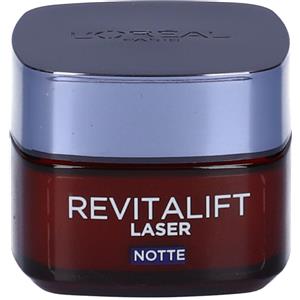 L'Oréal Paris Revitalift Laser X3 Crema Viso Notte 50ml - Antirughe e Anti-Età con Acido Ialuronico e Vitamina C