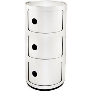 Kartell Componibili - Contenitore di design modulare con 3 cassetti in plastica ABS