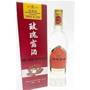 generico ZenMarket Set Grappa di Rose Ristorante Cinese d'Alta Qualità, Liquore di Rose Cinese, Mei Kui Lu (54% Vol.), 500ml