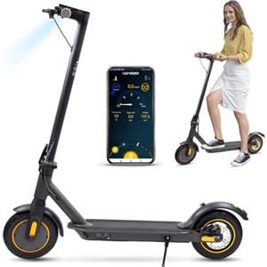 TOZVTOO 10 Monopattino Elettrico 350W Motore Potente 25-30Km di Autonomia Display LCD Luci Doppio Sistema di Frenata Monopattino Elettrico Adulto Pieghevole in Lega di Alluminio Carico 120kg