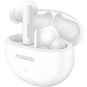 HUAWEI FreeBuds 5i, iOS, Cuffie Bluetooth 5.2 Wireless, Audio Hi-Res, 3 Modalità ANC, fino a 28 ore di Autonomia, Comandi Touch, IP54, Connessione a 2 Dispositivi, Versione Italiana, Bianco