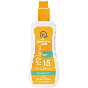 Australian Gold SPF15 Ultimate Hydration Spray Gel Sunscreen 237ml