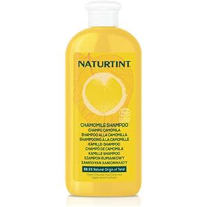 Naturtint | Shampoo alla Camomilla | Schiarisce Progressivamente i Capelli Biondi | Intensi Riflessi Dorati | Per Bambini e Adulti | 98,9% Ingredienti Naturali | Con Camomilla e Limone | 330ml