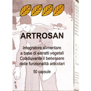 SAN ROCCO FITOTERAPICI SRL Artrosan - Integratore Alimentare per Articolazioni con Artiglio del Diavolo e Elicriso, 50 Compresse