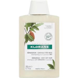 Klorane Shampoo al Burro di Cupuaçu BIO 200ml - Nutriente e Ristrutturante per Capelli Secchi e Rovinati