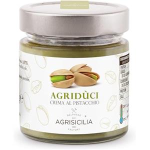 Agrisicilia crema al pistacchio 20% crema ottima per colazione e merenda 200 grammi