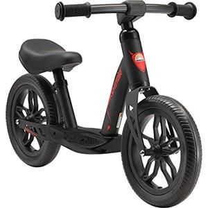 BIKESTAR Bicicletta Senza Pedali Extra Leggera per Bambino et Bambina 2-3 Anni | Bici Senza Pedali Bambini 10 Pollici Eco Classico | Nero