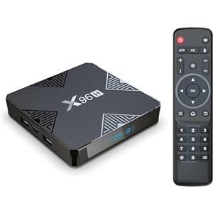 MJY 2025 X96H 2GB RAM 16GB ROM Android TV Box 13.0 Supporto 6K 4K 2.4G 5.8G Dual-WiFi 6 Allwinner H618 Chipset HDR10 BT5.0 USB 2.0 3D Ethernet Smart Android Box