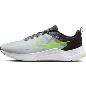 Nike Downshifter 12, Running Shoe Uomo, Wolf Grey/White-Black-Volt, 38.5 EU