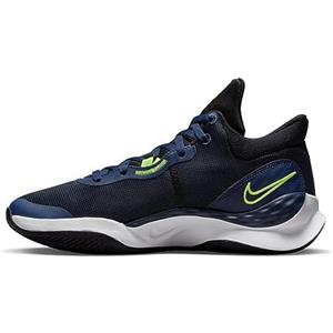 NIKE Renew Elevate 3, Sneaker Uomo, Black/Volt-Midnight Navy-White, 40.5 EU