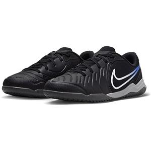 Nike Legend 10 Academy IC, Scarpe da Calcio Uomo, Black/Chrome/Hyper R, 36.5 EU