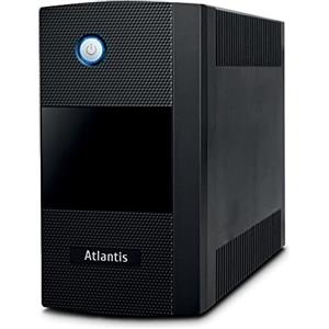 Atlantis OnePower S1000LE, UPS Line Interactive 1000VA/600W, AVR, Onda PseudoSinusoidale, 3 prese Schuko, 2 Batterie 12V 5Ah [Italia]