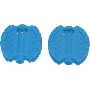 VBESTLIFE Pedale Bici per Bambini, 2 Pezzi Pedale Bici per Bambini Pedali per Bicicletta Triciclo per Bambini in Plastica Passeggino per Bambini Accessori per Pedali Ruota Anteriore(Blu)