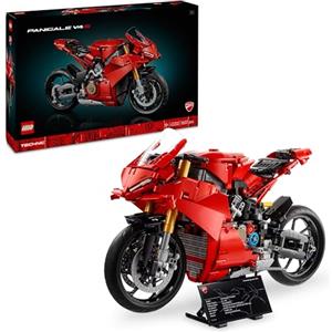 LEGO Technic Motocicletta Ducati Panigale V4 S, Modellino da Costruire per Adulti, Idea Regalo Uomo, Donna, Papà, Mamma, Fidanzato e Fidanzata, Kit Modellismo da Collezione per Fan delle Moto 42202