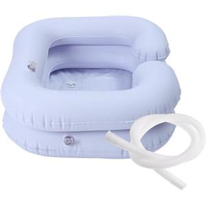 Generic Lavatesta - Lavatesta per persone allettate, comodino e vaschetta per capelli nel letto | Bacinella per shampoo per anziani, disabili, donne incinte, feriti, allettati, bacinella per lavaggio capelli