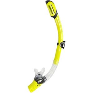 Dinhauyon Tubo per Maschera Subacquea, Boccaglio Sailor Ultra Asciutto, Boccaglio Frontale Unisex con Ugello in Silicone Alimentare, Valvola Intercettazione, Tubo Snorkeling Adulto per Immersioni, Apnea, Nuoto