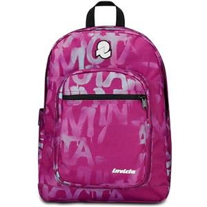 Invicta Zaino Scuola Jelek Fantasy, Fucsia, Zaino Doppio Scomparto Super Capiente Con Tasca Porta PC o Tablet, Tasca Porta Borraccia e Tasca Con Organizer, Zaino Medie Superiori e Viaggio, Ragazza