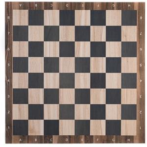 PLAYMATS Tappetino in gomma compatibile con scacchi/scacchiere 36x36 cm / 14,2 "x14,2" - Legno