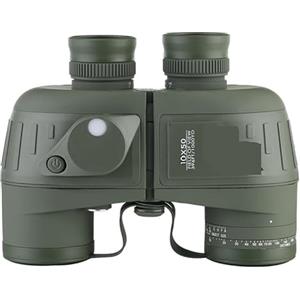 AMAZWI Ambiti per la visione notturna Telescopi con telemetro stabilizzato for visione notturna 10x50 LLL Bussola Binocolo militare per la caccia all'escursionismo in campeggio(Color:Groen)