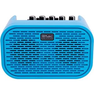 dellersound Mini Amplificatore per Chitarra Elettrica 10W Wireless Ricaricabile con Effetti di Ritardo/Distorsione, Bluetooth 5.0 per Esercizio