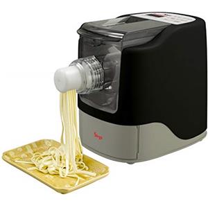 Sirge PASTABUONA Macchina per la Pasta 260 W - 13 Trafile - fino a 720gr di pasta - Automatica e anche con Riposo - inclusi accessorio per PANE/PIZZA/FOCACCE in omaggio