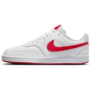 Nike Court Vision Low Next Nat, Sneaker Donna, White/University Red, 44.5 EU