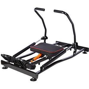 FFitness Vogatore Rowing Machine Professionale Allenamento Home Gym Casa Resistenza idraulica Fitness Cardio Total Body Trainer Crunch FLMD412N