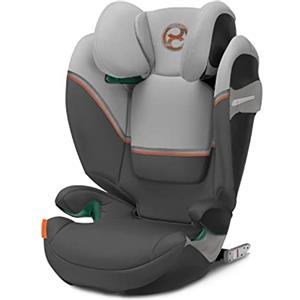 CYBEX Gold Seggiolino Solution S2 i-Fix, Per Auto Con e Senza ISOFIX, 100 - 150 cm, Per Bambini da circa 3 a 12 Anni (15 - 50 kg), Lava Grey