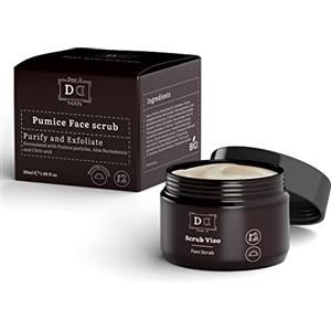 Dear D. Dear D Scrub Viso Uomo | Crema Scrub Viso Uomo Ad Azione Purificante, Illuminante Ed Esfoliante | Perfetto Per Pelli Grasse E Secche | Pratico Formato Da 50 ML